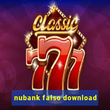 nubank falso download